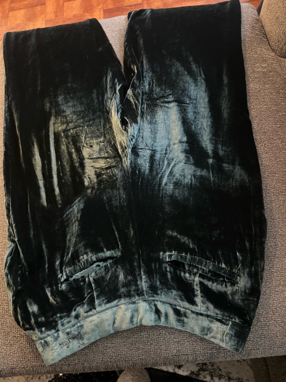 Banana Republic Velvet Pants in Deep Green - Picture 4 of 7